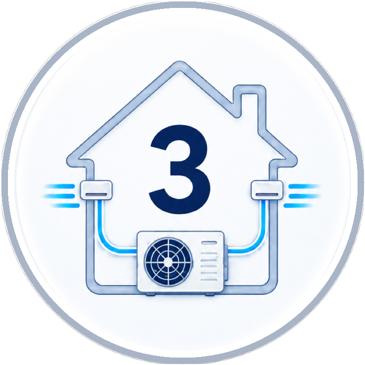 3 комнаты