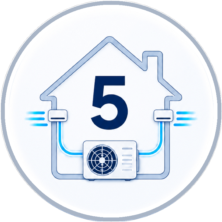 5 комнат