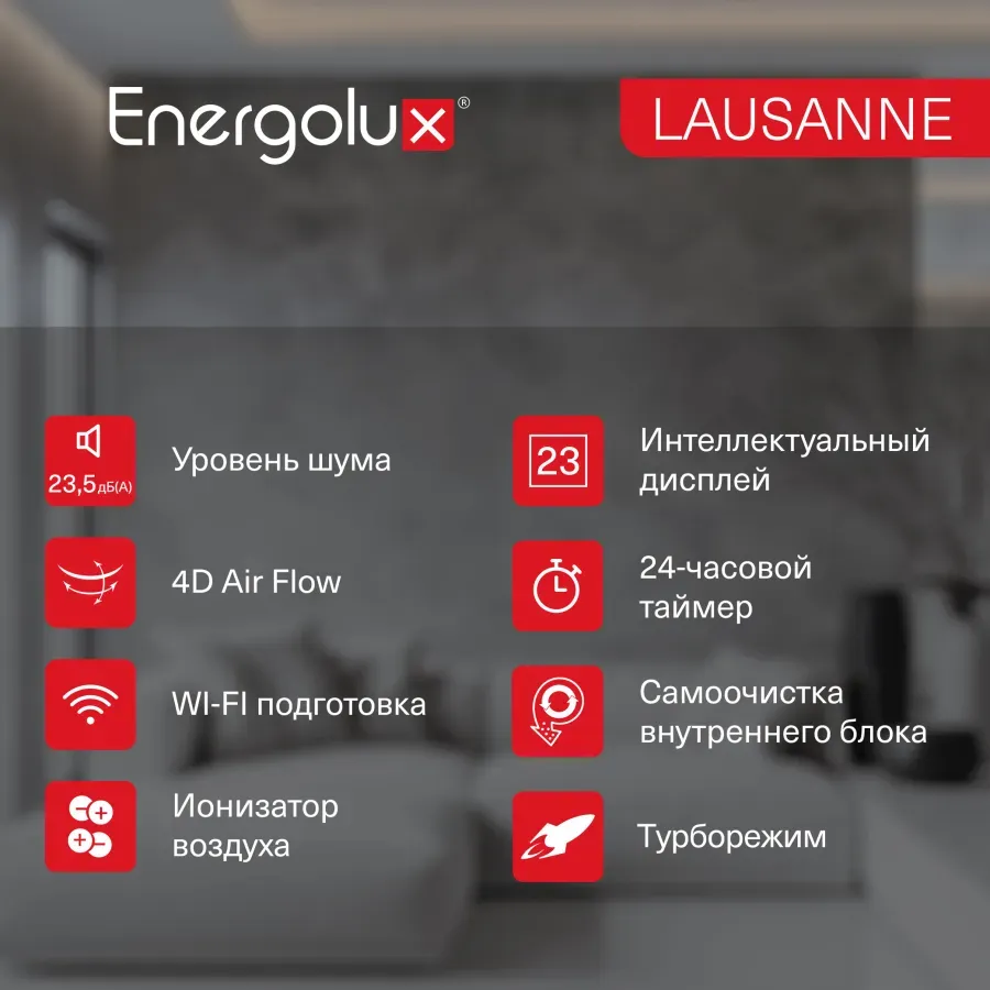 Настенная сплит-система Energolux SAS09AR1-A/SAU09AR1-A